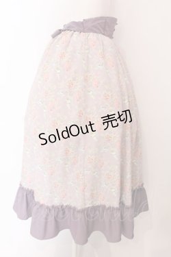 画像3: Kurumi Collaboration / 花柄コルセット風スカート LL ラベンダー O-25-03-17-002-LO-SK-OW-OS