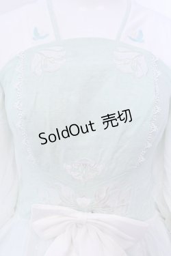 画像2: 南柯 （海外ロリィタ） / ジャガードチャイナワンピース S ミント×シロ O-25-03-18-001-LO-OP-IG-OS