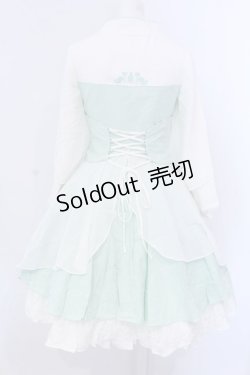 画像5: 南柯 （海外ロリィタ） / ジャガードチャイナワンピース S ミント×シロ O-25-03-18-001-LO-OP-IG-OS