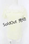 Leur Getter / セーラーフリルカットソー  イエロー O-25-03-18-012-LU-TO-IG-OS