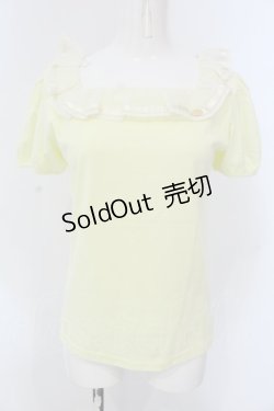 画像1: Leur Getter / セーラーフリルカットソー  イエロー O-25-03-18-012-LU-TO-IG-OS