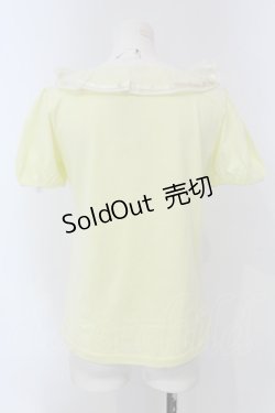 画像4: Leur Getter / セーラーフリルカットソー  イエロー O-25-03-18-012-LU-TO-IG-OS