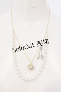 Leur Getter / Tea Time ネックレス  ゴールド×パール O-25-03-18-023-LU-AC-IG-OS