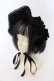 画像1: axes femme kawaii / ベルベットドールハーフボンネット  クロ O-25-03-20-027-AX-AC-IG-OS (1)