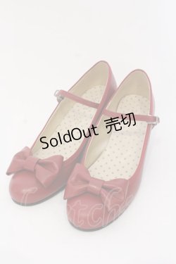 画像1: Leur Getter / 本革リボンシューズ 24.5ｃｍ ワイン O-25-03-20-029-LU-ZA-OW-OS