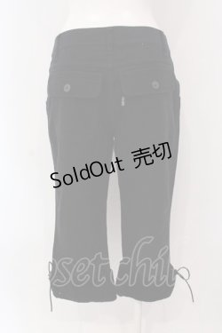 画像3: PINK HOUSE / 裾レースアップパンツ M クロ O-25-03-20-1029-LO-PA-IG-OS