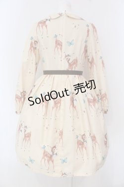 画像4: Emily Temple cute / Deer coupleワンピース  アイボリー O-25-03-20-1031-ET-OP-OW-OS