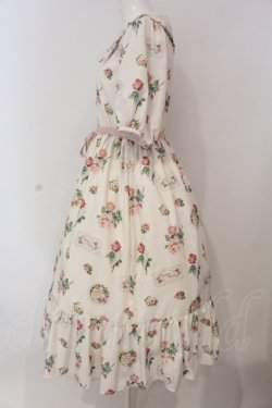 画像3: Melody BasKet / Precious Roseフラットカラーワンピース  アイボリー O-25-03-20-1033-LO-OP-IG-OS