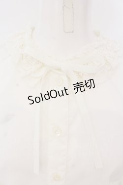 画像2: Melody BasKet / スタンドカラートーションレースブラウス M アイボリー O-25-03-20-1043-LO-BL-OW-OS