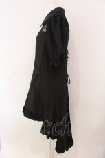 画像3: Qutie Frash / 半袖パフブラウスワンピ  ブラック O-25-03-20-1005-QU-OP-IG-ZY (3)