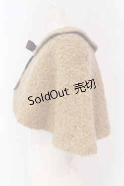 画像2: 【SALE】Victorian maiden / プードルニットケープ  キャメル O-25-03-20-1046-CL-TO-OW-ZT224