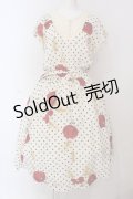INGEBORG / ポピープリントワンピース  アイボリー O-25-03-20-1049-LO-OP-IG-OS