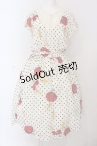 INGEBORG / ポピープリントワンピース  アイボリー O-25-03-20-1049-LO-OP-IG-OS