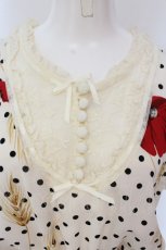 画像2: INGEBORG / ポピープリントワンピース  アイボリー O-25-03-20-1049-LO-OP-IG-ZI (2)