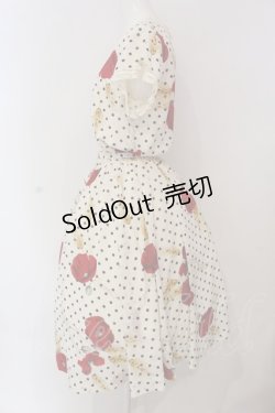 画像3: INGEBORG / ポピープリントワンピース  アイボリー O-25-03-20-1049-LO-OP-IG-OS