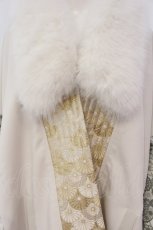 画像2: Qutie Frash / ポンチョコート  ホワイト O-25-03-20-1001-QU-CO-IG-ZY (2)