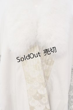 画像2: Qutie Frash / ポンチョコート  ホワイト O-25-03-20-1001-QU-CO-IG-ZY
