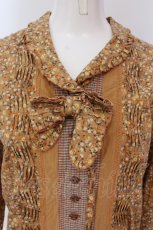 画像2: 【SALE】PINK HOUSE / 小花柄タックブラウス  オレンジ O-25-03-20-1051-LO-BL-IG-ZT369 (2)