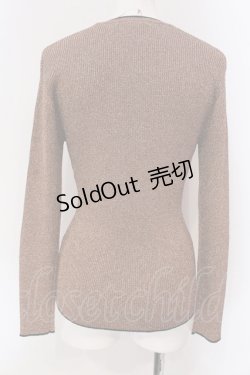 画像3: INGEBORG / ラメテレコカットソー  オレンジ系 O-25-03-20-1052-LO-TO-IG-OS