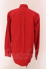 画像3: Karl Helmut / ドットシャツ Ｍ 赤Ｘ白 O-25-03-20-1054-EL-BL-SA-ZI (3)
