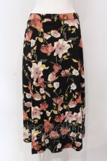 画像1: 【SALE】INGEBORG / 花柄スカート S クロ O-25-03-20-1060-LO-SK-IG-ZT371 (1)