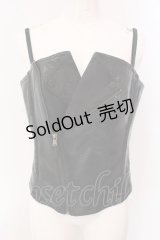 Qutie Frash / ライダースコルセット M ブラック O-25-03-20-1008-QU-ZA-OW-OS