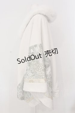 画像3: Qutie Frash / ポンチョコート  ホワイト O-25-03-20-1001-QU-CO-IG-ZY