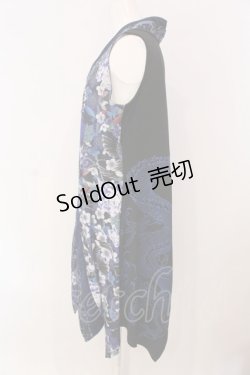 画像3: Qutie Frash / 着物チュニック  ブルー O-25-03-20-1011-QU-TO-IG-ZY