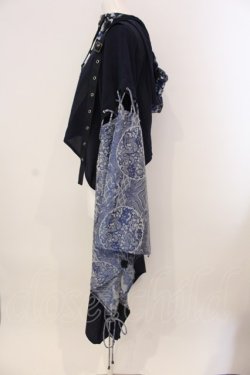 画像3: Qutie Frash / 和柄ショートカーデ  ブルー O-25-03-20-1012-QU-TO-OW-ZY