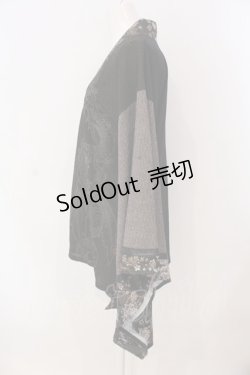 画像3: Qutie Frash / 着物カットソー  ブラウン O-25-03-20-1016-QU-TO-OW-ZY