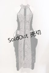 Qutie Frash / ジャガードロングベスト  ブラック O-25-03-20-1018-QU-OP-OW-ZY