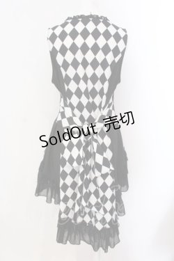 画像4: Qutie Frash / ダイヤリボンベスト  ブラック×ホワイト O-25-03-20-1019-QU-TO-IG-ZY