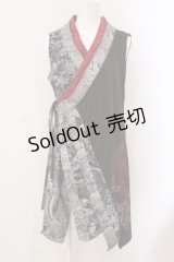 Qutie Frash / 着物チュニック  ブラック O-25-03-20-1020-QU-TO-IG-ZY
