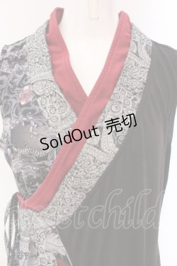 画像2: Qutie Frash / 着物チュニック  ブラック O-25-03-20-1020-QU-TO-IG-ZY