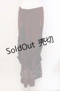 Qutie Frash / ベルトワイドパンツ  レッド O-25-03-20-1023-QU-PA-OW-ZY