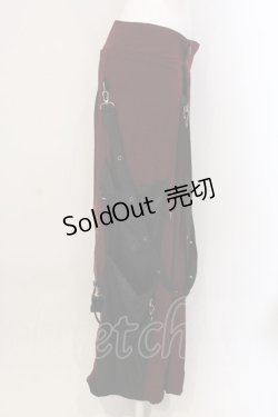 画像2: Qutie Frash / ベルトワイドパンツ  レッド O-25-03-20-1023-QU-PA-OW-ZY