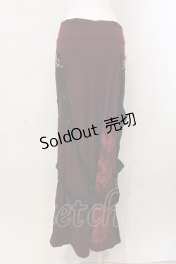 画像3: Qutie Frash / ベルトワイドパンツ  レッド O-25-03-20-1023-QU-PA-OW-ZY