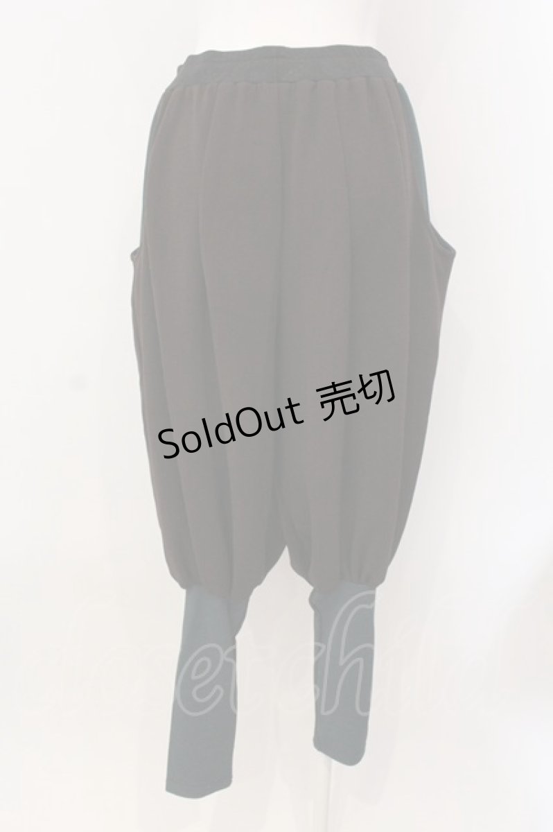画像3: Qutie Frash / サルエルパンツ  ブラウン×グリーン O-25-03-20-1024-QU-PA-OW-ZY (3)