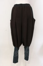 画像3: Qutie Frash / サルエルパンツ  ブラウン×グリーン O-25-03-20-1024-QU-PA-OW-ZY (3)