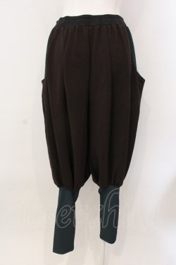 画像3: Qutie Frash / サルエルパンツ  ブラウン×グリーン O-25-03-20-1024-QU-PA-OW-ZY