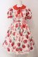 画像1: Angelic Pretty / Fresh Strawberry Dinerワンピース  シロ O-25-03-20-005-AP-OP-OW-OS (1)