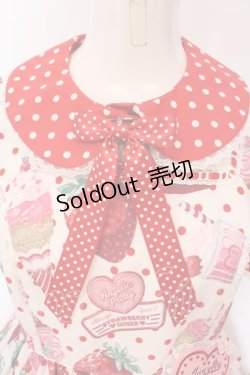 画像2: Angelic Pretty / Fresh Strawberry Dinerワンピース  シロ O-25-03-20-005-AP-OP-OW-OS