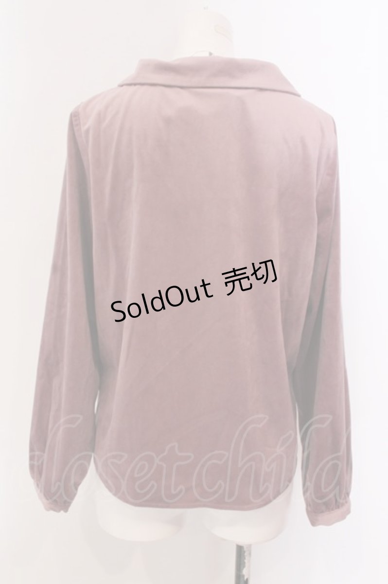 画像3: 【SALE】LEBECCA boutique / 通いつづけるベロアブラウス  モーヴピンク O-25-03-20-2003-EL-BL-IG-ZT200 (3)