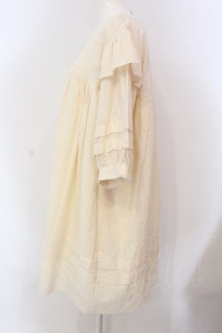 画像3: Maison de FLEUR Petite Robe canone / エンジェルショルダースモックワンピース  アイボリー O-25-03-20-2032-EL-OP-IG-ZT140