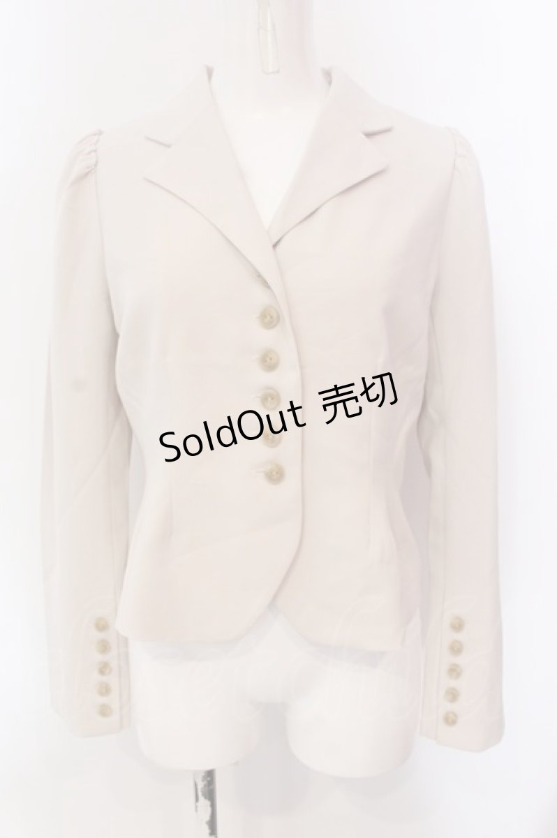 画像1: 【SALE】an another angelus / 釦使いテーラードジャケット F ベージュ O-25-03-20-2035-CA-JA-OW-ZT205 (1)