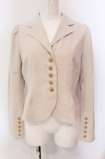 画像1: 【SALE】an another angelus / 釦使いテーラードジャケット F ベージュ O-25-03-20-2035-CA-JA-OW-ZT205 (1)