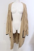 LEBECCA boutique / マグと迎えるニットカーディガン  ベージュ O-25-03-20-2036-EL-TO-IG-ZT183