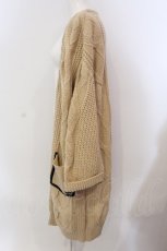 画像2: 【SALE】LEBECCA boutique / マグと迎えるニットカーディガン  ベージュ O-25-03-20-2036-EL-TO-IG-ZT183 (2)