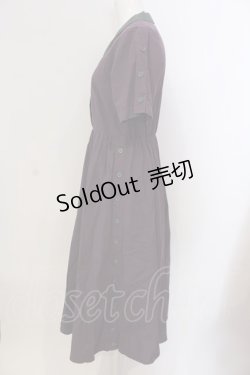 画像2: LEBECCA boutique / 私たちへのワンピース F パープル×グリーン O-25-03-20-2004-EL-OP-OW-OS