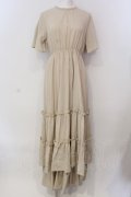 LEBECCA boutique / 逢いに行きたいワンピース  ベージュ O-25-03-20-2038-EL-OP-IG-ZT205